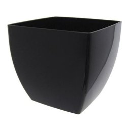 Vase SIENA conique, 17,5 l, hauteur 270 mm, lot de 2, noir