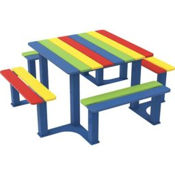 PROCITY Ensemble bancs et table, pour enfants, L x l x h 1630 x 1630 x 621 mm