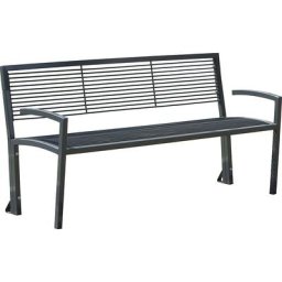 Banc grillagé, imitation fonte, L x l x h 1500 x 555 x 780 mm