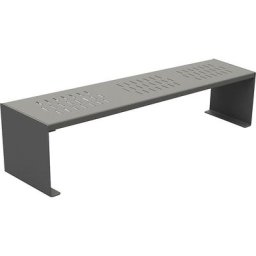 PROCITY Banc KUBE en acier, profondeur h.t. 450 mm, anthracite