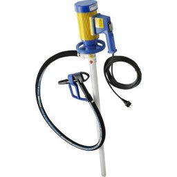 Jessberger Kit de pompe électrique vide-fûts, pour produits chimiques fortement corrosifs, IP24, 112 l/min, hauteur 16 m, à partir de 2 pièces