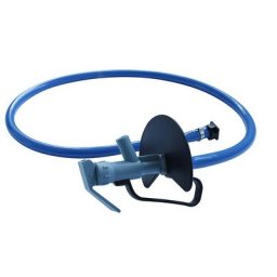 Jessberger Flexible de distribution pour pompe manuelle avec robinet, pour produits à base d'huile minérale, bleu, longueur 1,5 m, à partir de 3 pièces