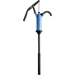 Jessberger Pompe manuelle vide-fûts/jerrycans, pour produits à base d'huile minérale, bleu, 0,3 - 0,45 l/pompage