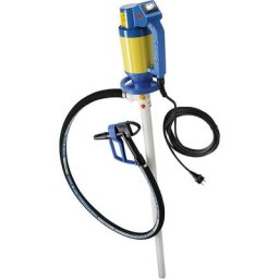 Jessberger Kit de pompe électrique vide-fûts/conteneurs, pour produits chimiques fortement corrosifs, IP55, 112 l/min, hauteur 16 m, à partir de 2 pièces