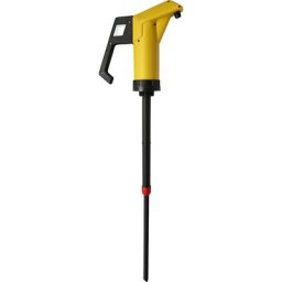Jessberger Pompe manuelle vide-fûts/jerrycans, pour acides, jaune, 0,3 l/pompage, à partir de 3