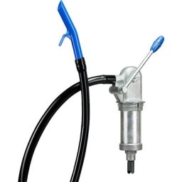 PRESSOL Pompe manuelle avec cylindre à batteuse, débit 8 l/min, avec flexible de distribution, pour huile et gasoil