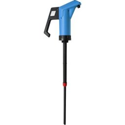Jessberger Pompe manuelle vide-fûts/jerrycans, pour produits à base d'huile minérale, bleu clair, 0,3 l/pompage, à partir de 5 pièces