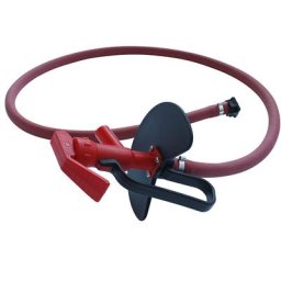 Jessberger Flexible de distribution pour pompe manuelle avec robinet, pour bases, rouge, longueur 1,5 m, à partir de 5 pièces