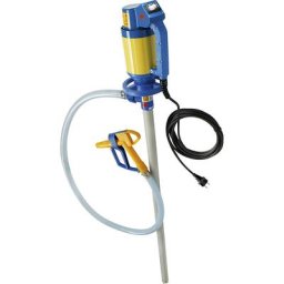 Jessberger Kit de pompe électrique vide-fûts, pour acides corrosifs et bases faibles, 93 l/min, hauteur 11 m, à partir de 2 pièces