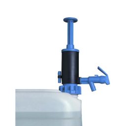 Jessberger Pompe manuelle de dosage vide-fûts/jerrycans, pour produits à base d'huile minérale, bleu, 20 l/min, à partir de 5 pièces