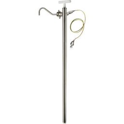 Jessberger Pompe manuelle en inox, pour solvants, denrées alimentaires, 700 mm, 0,3 - 0,6 l/pompage, à partir de 5 pièces