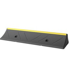 Délimitation de parking résistante aux intempéries, L x l x h 1000 x 300 x 150 mm, jaune/noir