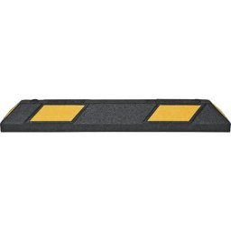 Délimitation de parking Park-AID®, L x l x h 900 x 150 x 100 mm, noir/jaune