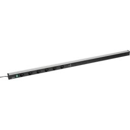 Treston Bloc multiprise pour postes de travail, 6 prises, interrupteur, 2 raccords USB, longueur 1700 mm