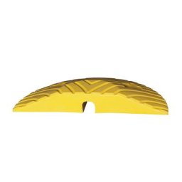 Élément d'extrémité en mélange de caoutchouc, largeur 175 mm, jaune