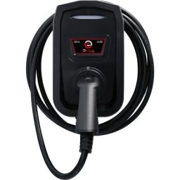 Boîte murale efuturo avec câble de chargement de type 2, 3 phases, avec contrôle d'accès RFID, sans compteur électrique, jusqu'à 11 kW