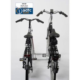 Support d'appui pour cycles, modèle 4500 XBF, simple face, 2 emplacements