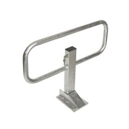 Barrière de parking, à bétonner, galvanisé à chaud