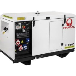 Pramac Générateur d'électricité série P, diesel, 400 / 230 V, P 18000 - puissance COP 10,25 kVA (230 V) / 16,42 kVA (400 V), 9,23 / 13,14 kW