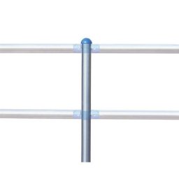 Barrière modulaire, poteau vertical A, à bétonner
