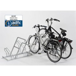 Support d'appui pour cycles, modèle 2600 XBF, simple face, 4 emplacements