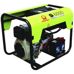 Pramac Générateur d'électricité série S diesel, S 6000 - courant triphasé/alternatif, 230/400 V, puissance 4,5 kW, 2,7 / 4,5 kW