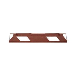 Délimitation de parking Park-AID®, L x l x h 900 x 150 x 100 mm, brun rouge / blanc