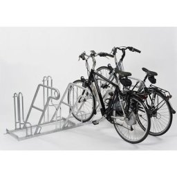 Support d'appui pour cycles, modèle 4600 XBF, simple face, 4 emplacements