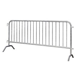 Barrière de sécurité galvanisée à chaud, L x h 2500 x 1100 mm, 1 pièce et +