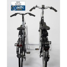 Support d'appui pour cycles, modèle 4600 XBF, simple face, 2 emplacements