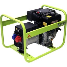 Pramac Générateur d'électricité série E, diesel, 400 / 230 V, E 6000 - diesel, 230 / 400 V, 3,2 / 4,5 kW