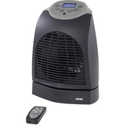 Radiateur soufflant avec télécommande, 1000/2000 W, L x l x h 235 x 160 x 320 mm