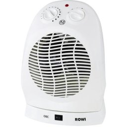 Radiateur soufflant à oscillation, 1000/2000 W, L x l x h 240 x 190 x 300 mm, à partir de 3 pièces