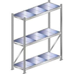 SCHULTE Rayonnage extra-large, charge max. par tablette 500 kg, largeur tablettes 2250 mm, rayonnage de base, hauteur 2000 mm, profondeur 600 mm