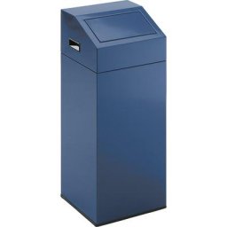 eurokraft pro Collecteur de tri, capacité 45 l, l x h x p 320 x 790 x 320 mm, bleu gentiane