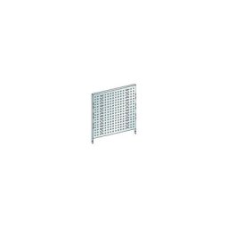 LISTA Paroi arrière perforée pour servante d'atelier, l x h 660 x 640 mm, bleu clair RAL 5012