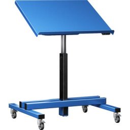 eurokraft pro Servante d'atelier électrique, L x l plateau 800 x 600 mm, avec plateau