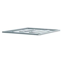 CEMO Couvercle pour boîte de collecte des piles usagées, L x l 1215 x 1015 mm, gris