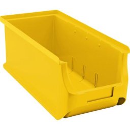 Bac à bec, L x l x h 320 x 150 x 125 mm, lot de 18, jaune