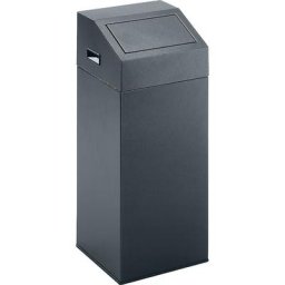 eurokraft pro Collecteur de tri, capacité 45 l, l x h x p 320 x 790 x 320 mm, argent ancien