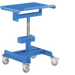 eurokraft pro Servantes d'atelier, mobiles, force 150 kg, réglage de la hauteur à vide par frein pneumatique, hauteur réglable 510 - 700 mm