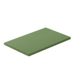 LISTA Tablette faîtière en tôle d'acier, l x p 1290 x 860 mm, charge max. / tablette 200 kg, vert réséda