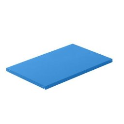 LISTA Tablette faîtière en tôle d'acier, l x p 1290 x 860 mm, charge max. / tablette 200 kg, bleu clair