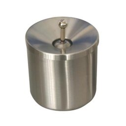 Cendrier à tête sphérique, modèle de table, inox