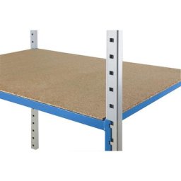 Tablette en aggloméré, pour rayonnage emboîtable à tablettes tubulaires, lot de 2, l x p 960 x 795 mm