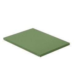 LISTA Tablette faîtière en tôle d'acier, l x p 890 x 1260 mm, charge max. / tablette 100 kg, vert réséda