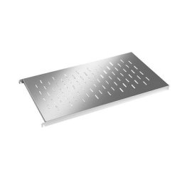 Tablette en inox, tablette d'angle perforée, l x p 940 x 540 mm