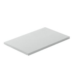LISTA Tablette faîtière en tôle d'acier, l x p 1290 x 860 mm, charge max. / tablette 200 kg, gris clair