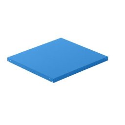 LISTA Tablette faîtière en tôle d'acier, l x p 890 x 860 mm, charge max. / tablette 200 kg, bleu clair