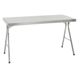 Table pliante en inox, hauteur de travail 850 mm, l x p 1200 x 700 mm